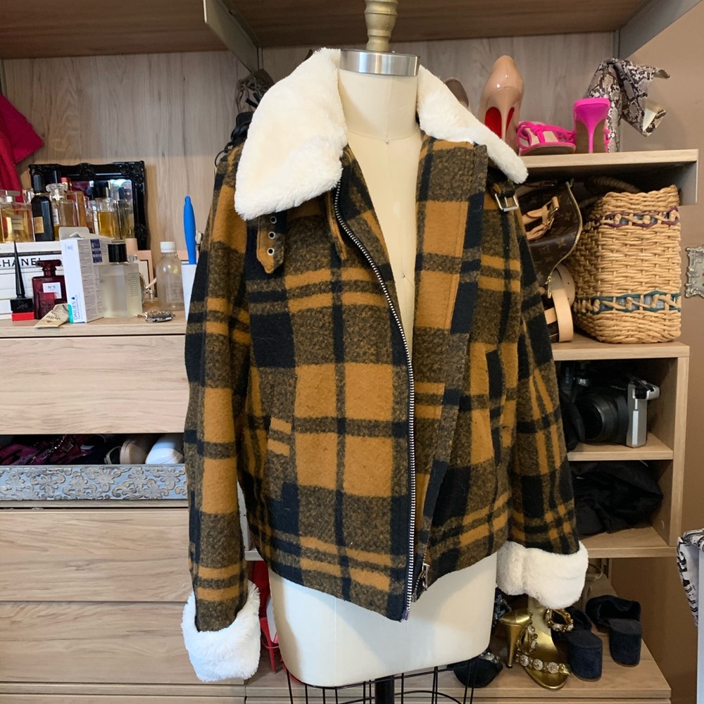 H&M Plaid Coat / Jacket